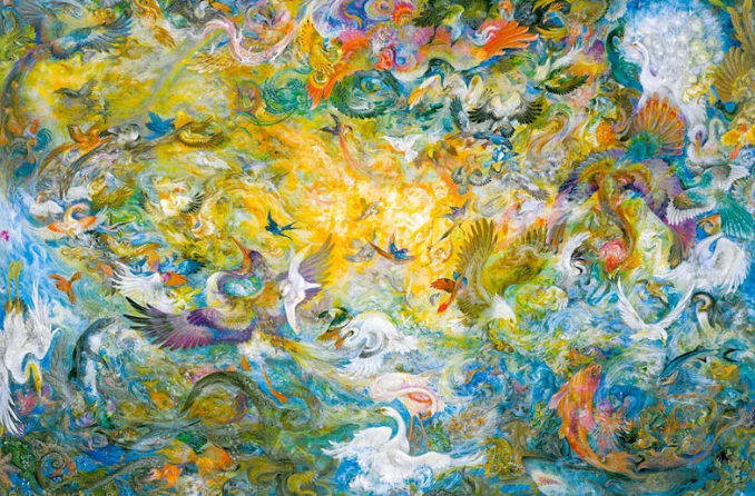 محمود فرشچیان;  هنرمند مشهور ایران / هنرمندی که به رنگ و بوم جان بخشید
