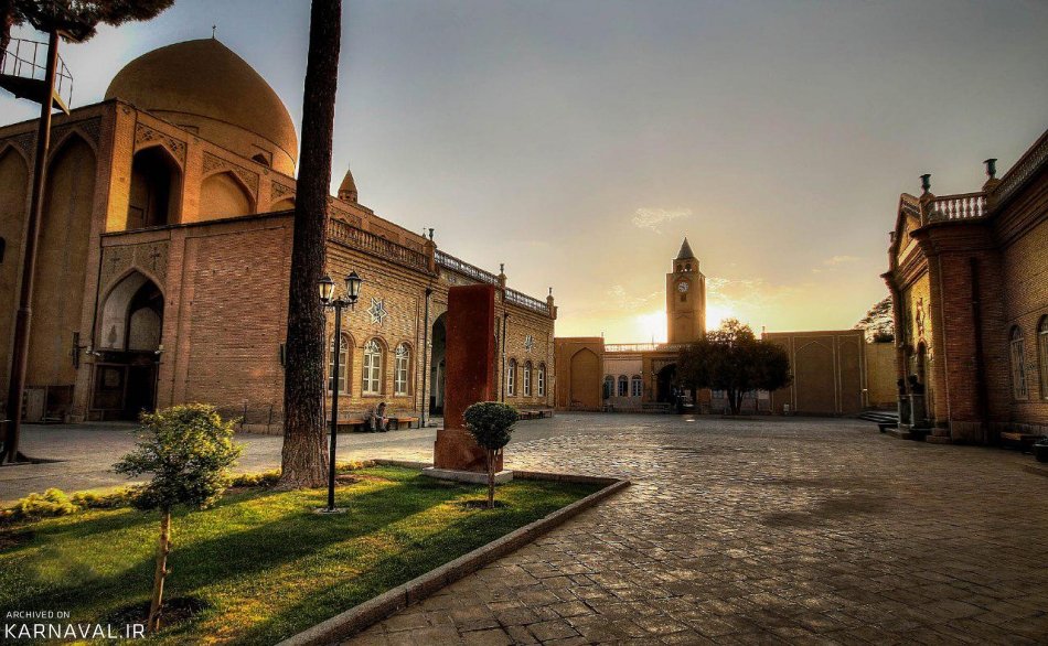معماری شگفت انگیز کلیسای وانک اصفهان