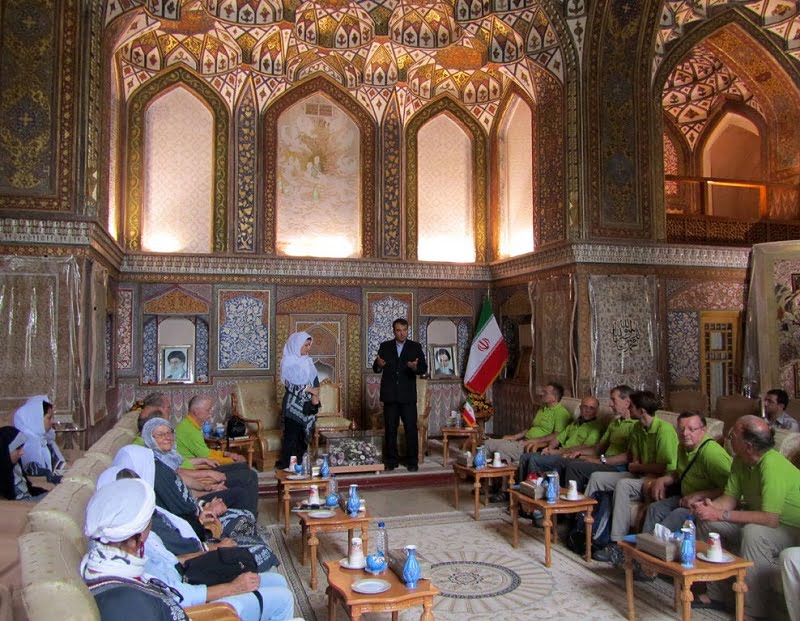 زیباترین تالار تاریخی اصفهان / تالار اشرف با نفیس ترین تزئینات