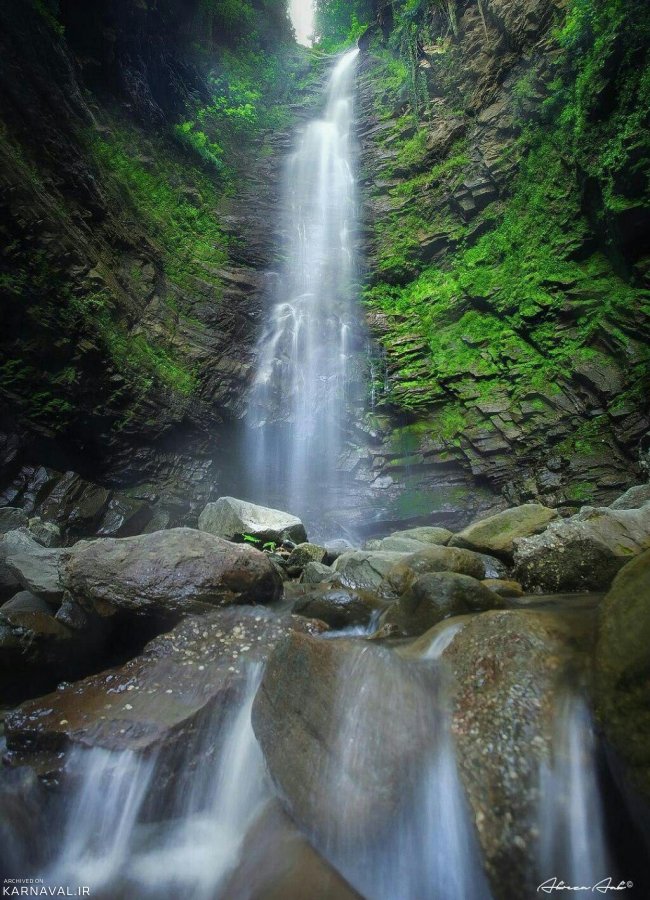 چند فعالیت جالب در آبشار گزو مازندران