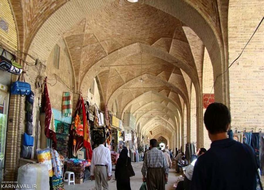 بازار و همام خان یزد;  جالب و دیدنی