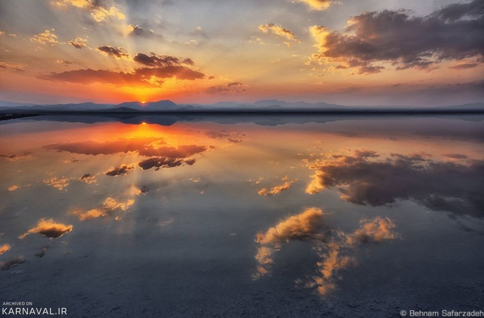 دریاچه نمک قم;  یک جاذبه جالب و خاص