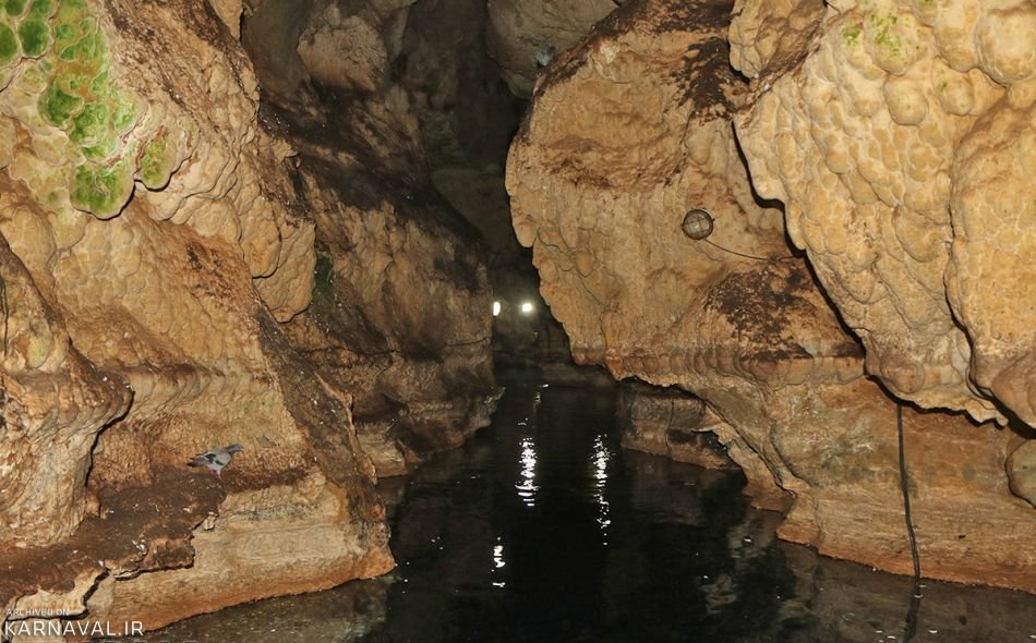 غار آبی و دیدنی سهولان مهاباد