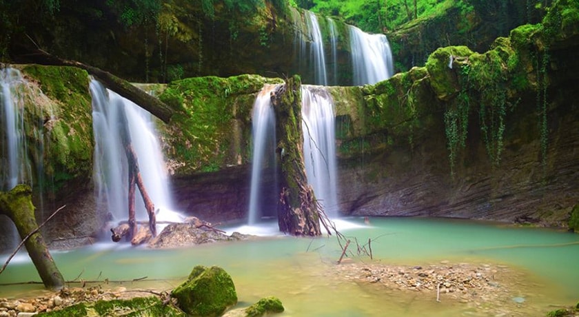 هفت آبشار، آبشارهای جالب و دیدنی / آبشاری در جنگل های سوادکوه