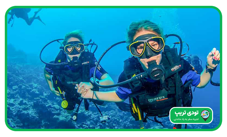 غواصی در کیش